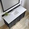 James Martin Vanities Brittany 60in Single Vanity, Black Onyx w/ 3 CM White Zeus Quartz Top 650-V60S-BKO-3WZ - alternate 4